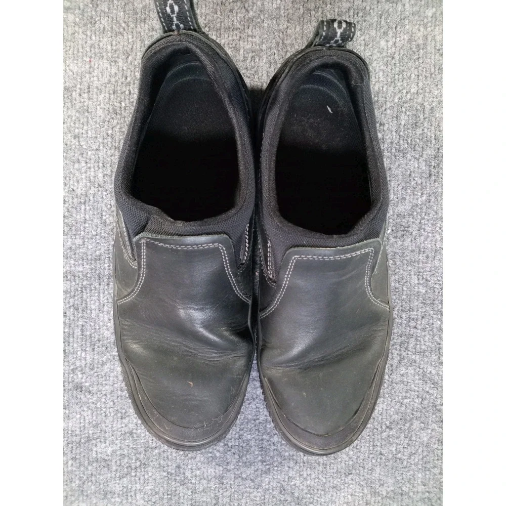 L.L.Bean Men's Black Leather Slip-On Shoes Size 11 M Casual Loafers 056455